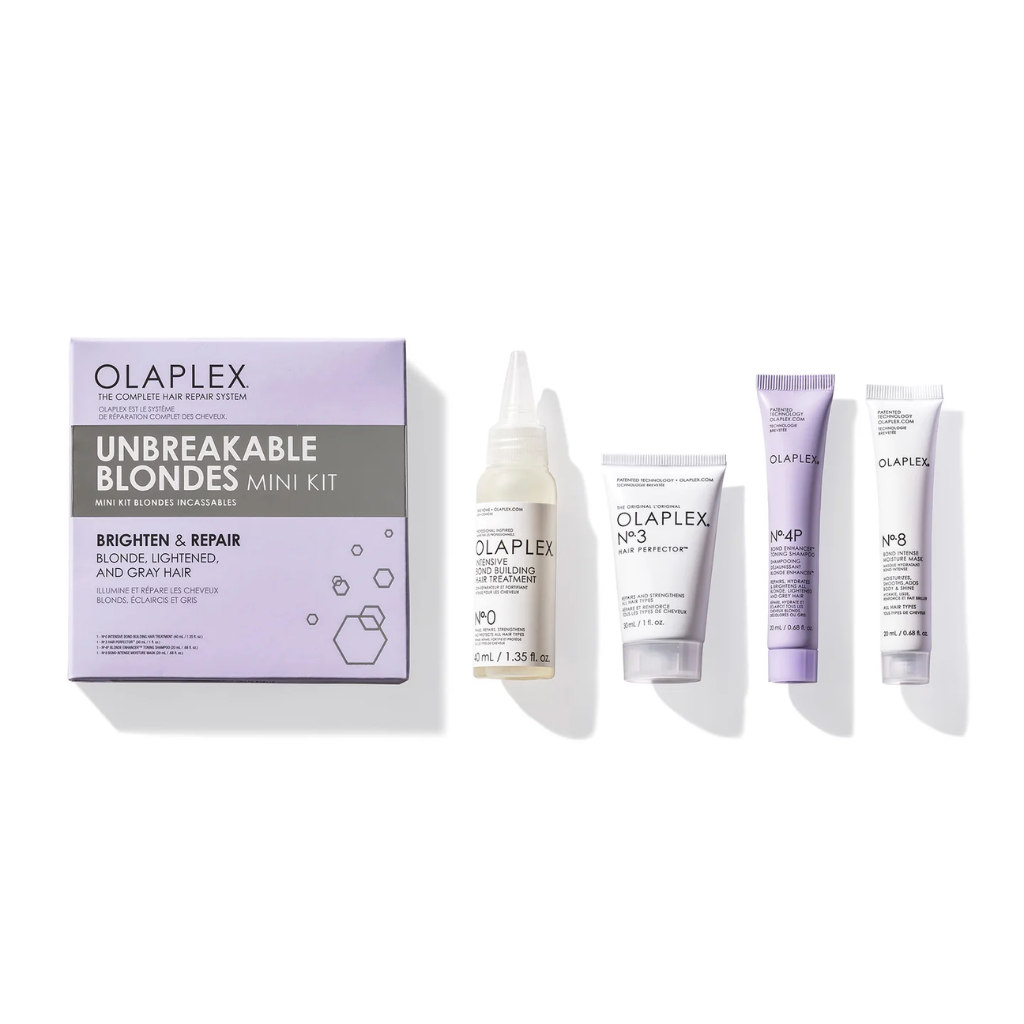 OLAPLEX Mini blondes kit-no.0 (40 ml )+no.3 (30 ml )+no.4p (20 ml ) +no.8 (20 ml)