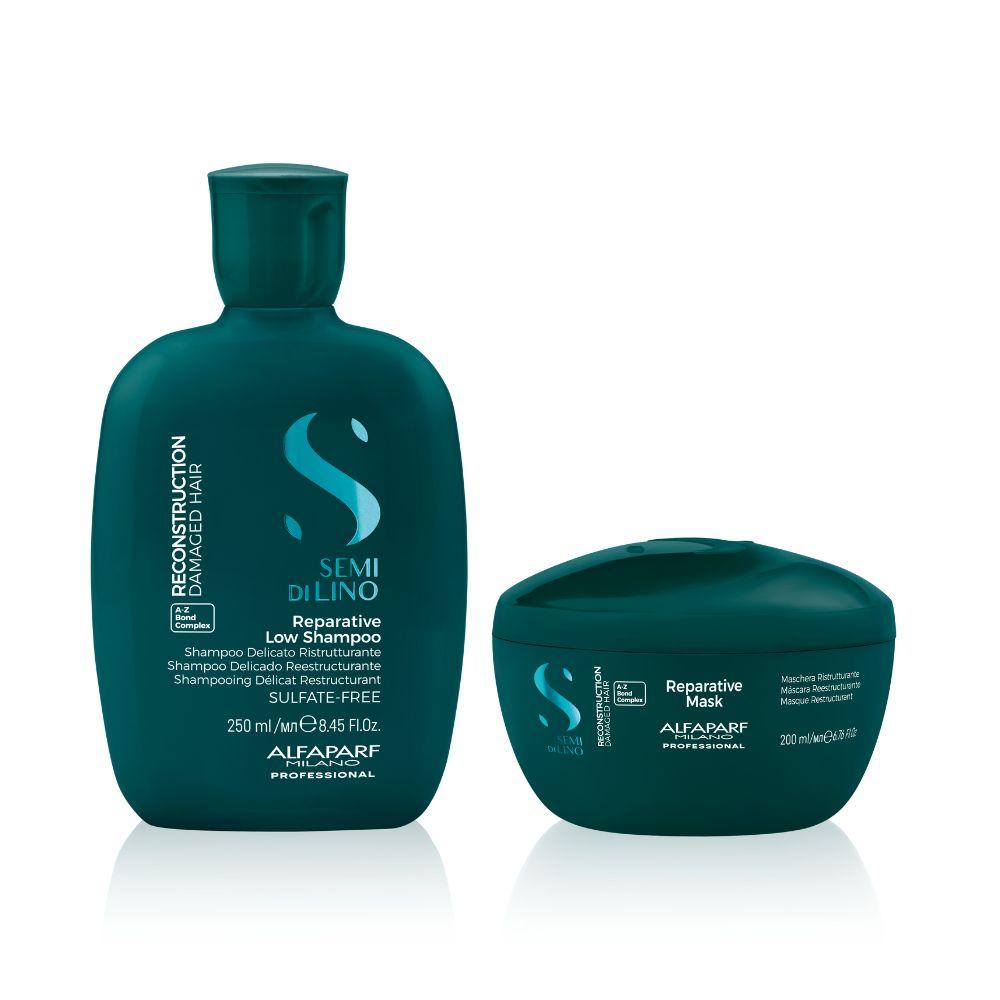 Semi Di Lino REPARATIVE duo set - šampon i maska
