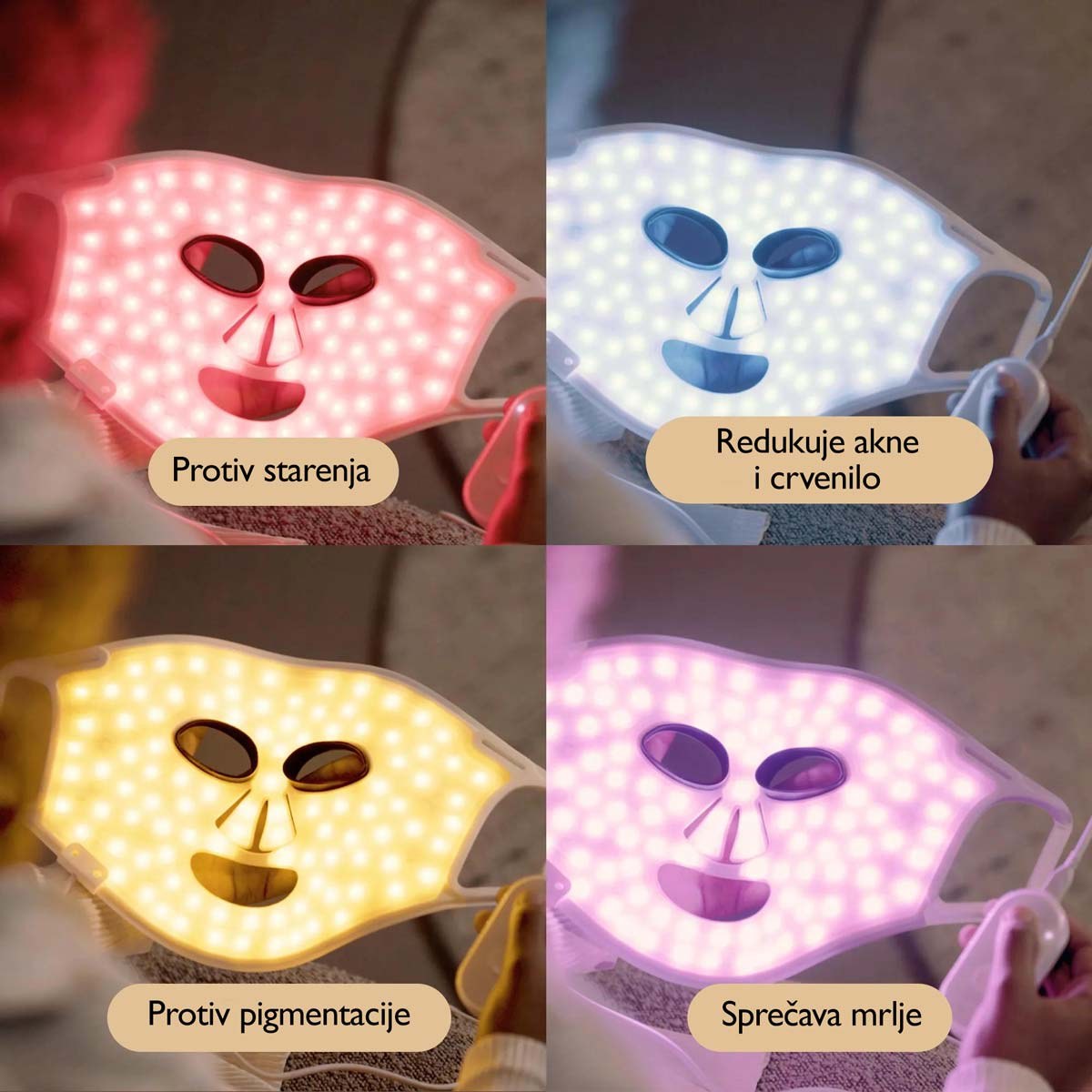 Silk'n Maska za lice Facial LED Mask 100