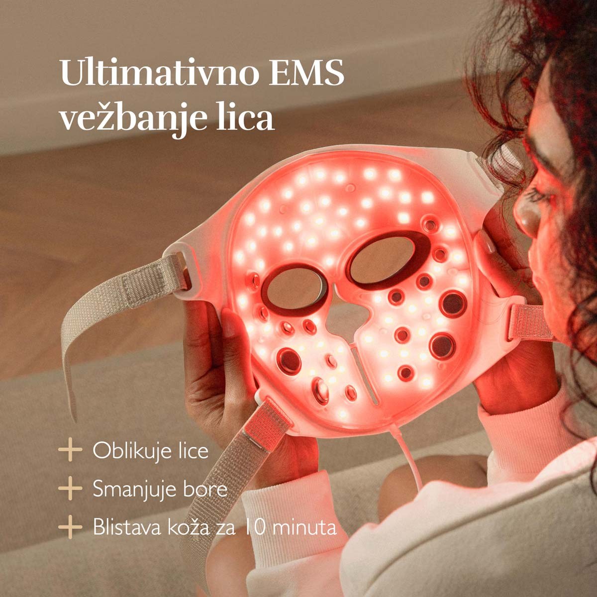 Silk'n Maska za lice LED Face EMS Mask