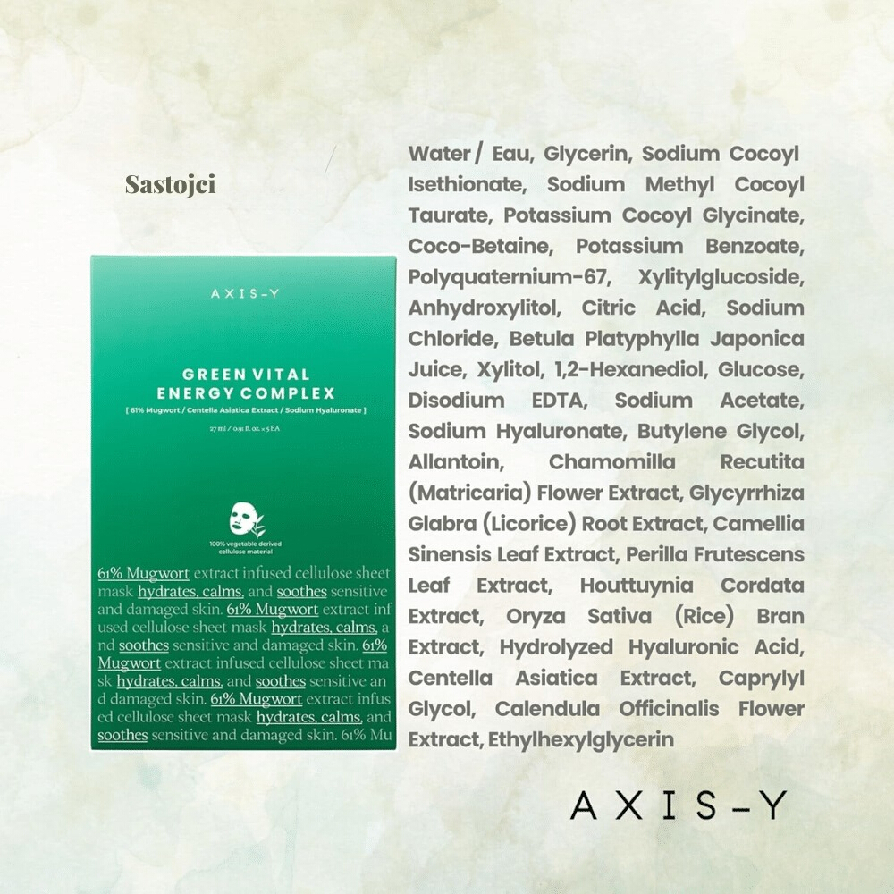 61% Green Vital Energy Complex Mask 1kom