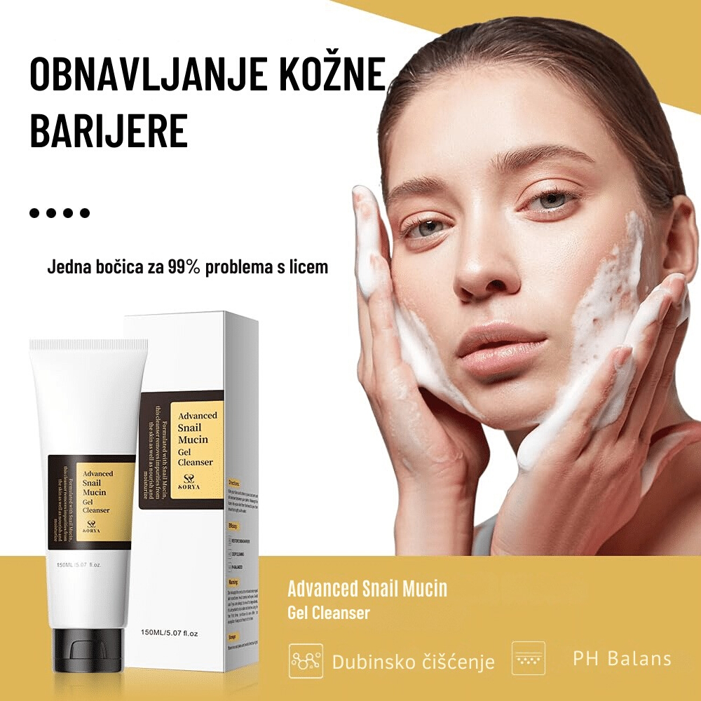 Advanced Snail Mucin Power Gel Cleanser 150ml