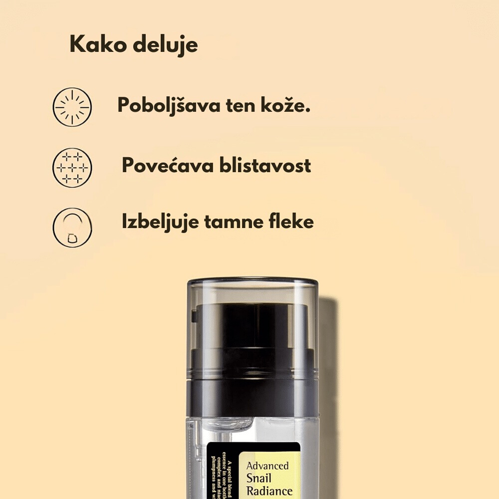 Advanced Snail Radiance Dual Essence 80ml