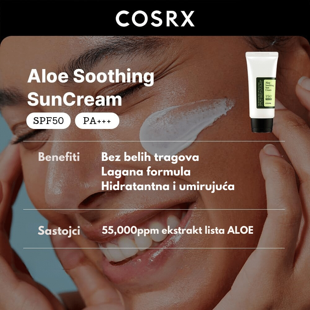 Aloe Soothing Sun Cream Spf50+ Pa+++ 50ml