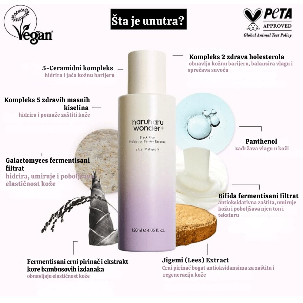 Black Rice Probiotics Barrier Essence 120ml