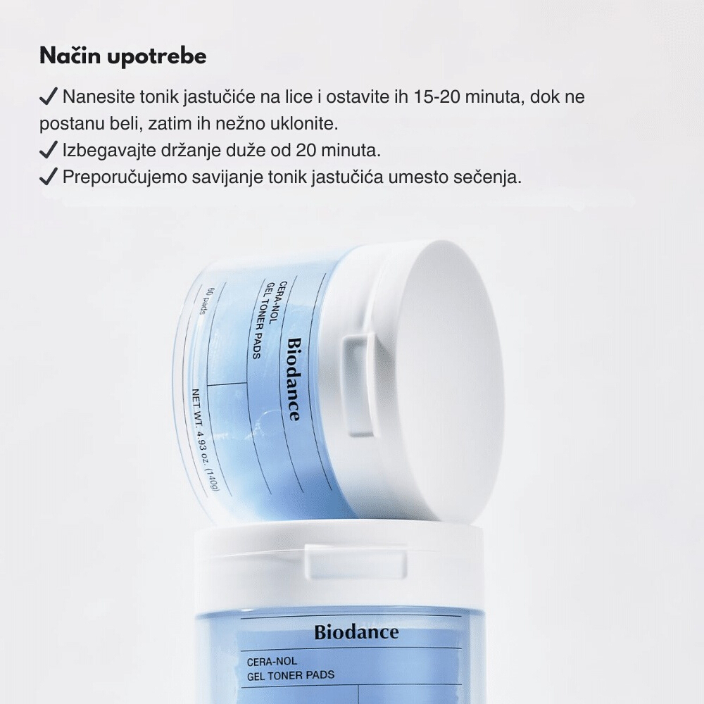 Cera-nol Gel Toner Pads 60Pads