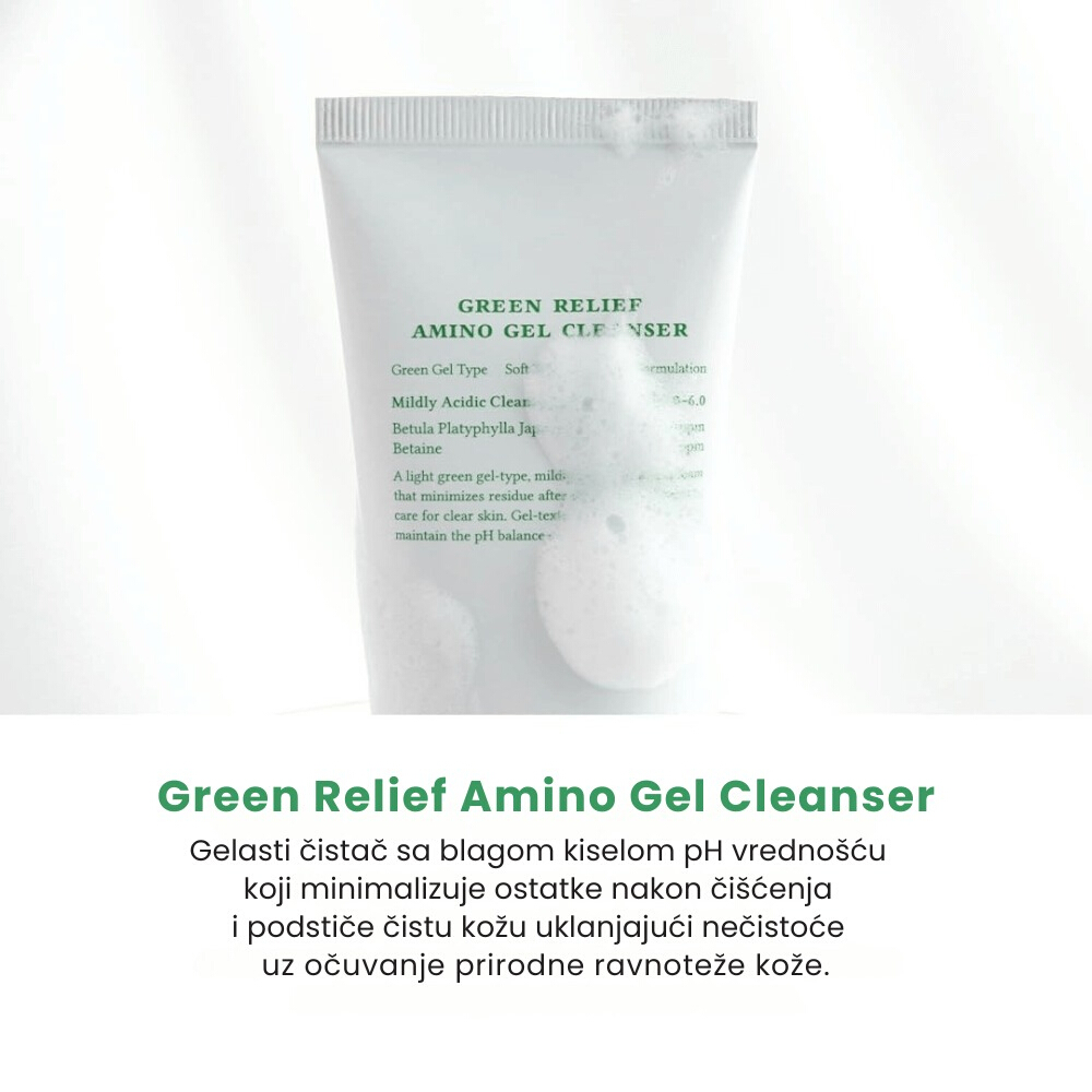 Green Relief Amino Gel Cleanser 100ml