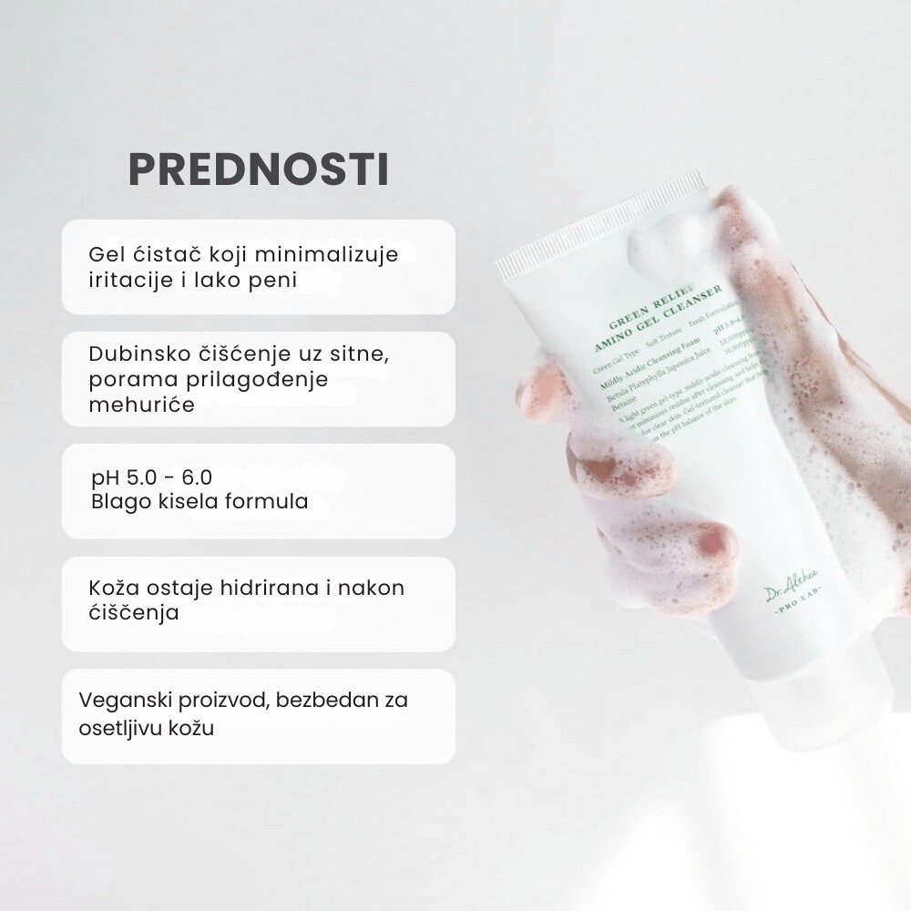 Green Relief Amino Gel Cleanser 100ml