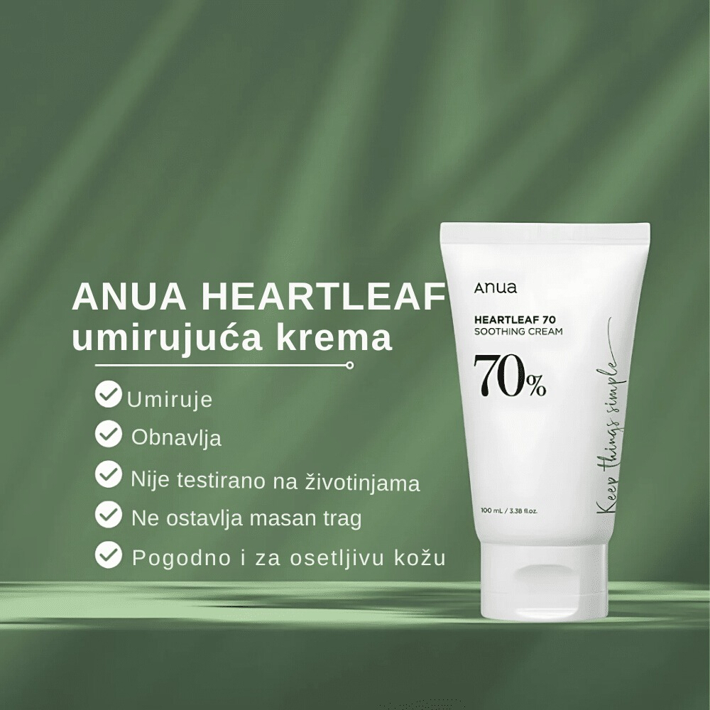 Heartleaf 70% Soothing Cream 100ml