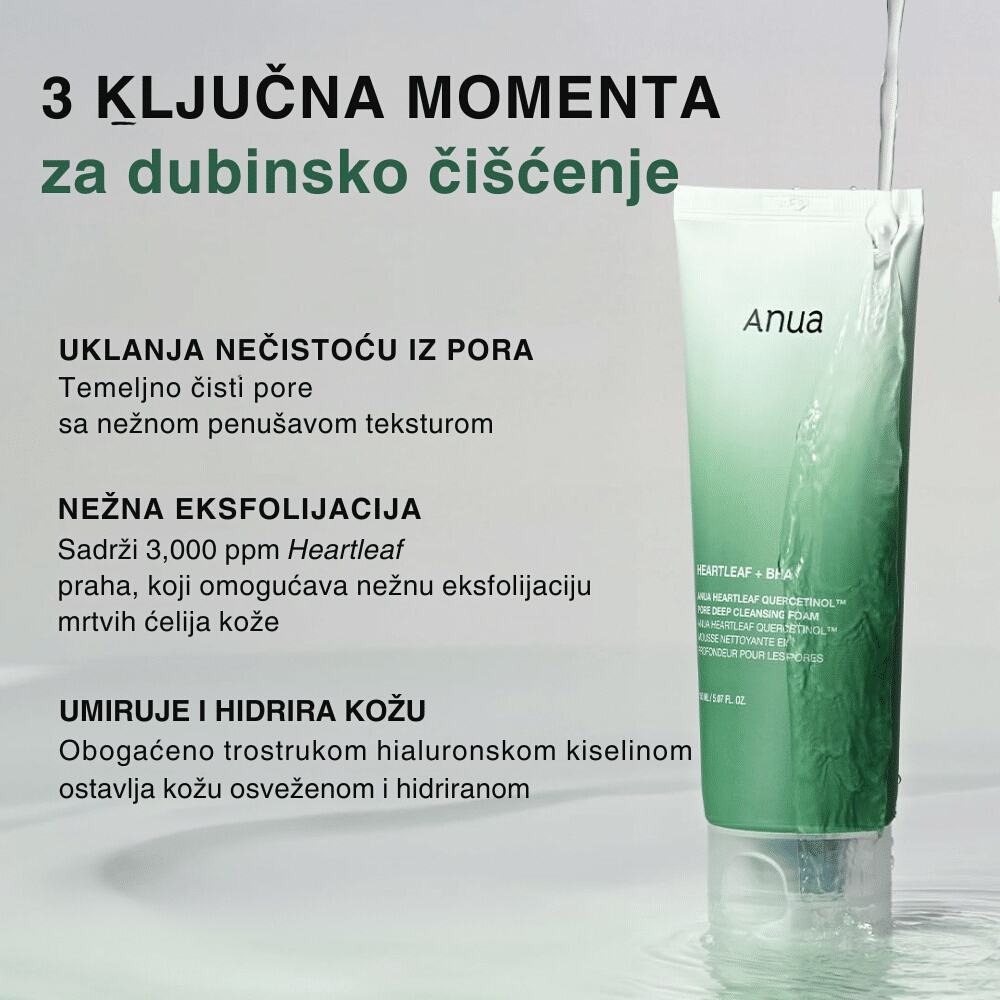 Heartleaf Quercetinol Pore Deep Cleansing Foam 150ml (Renew)