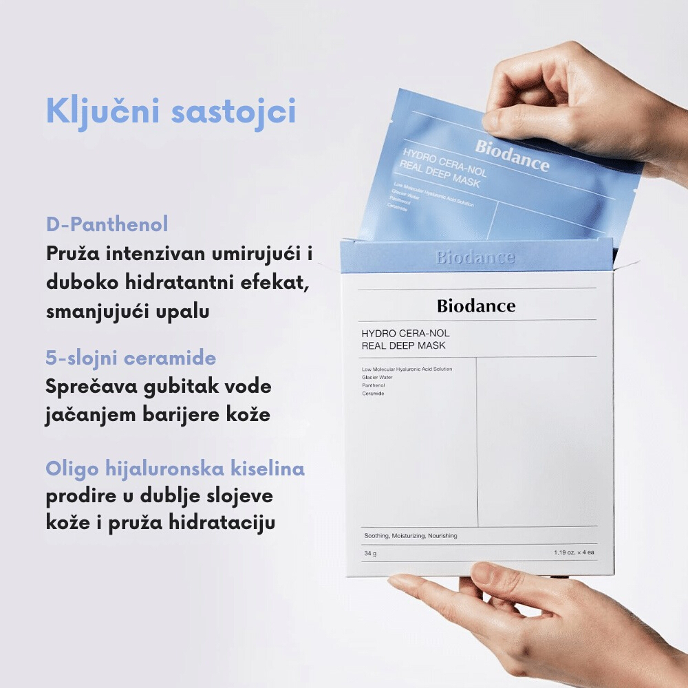 Hydro Cera-nol Real Deep Mask 4ea