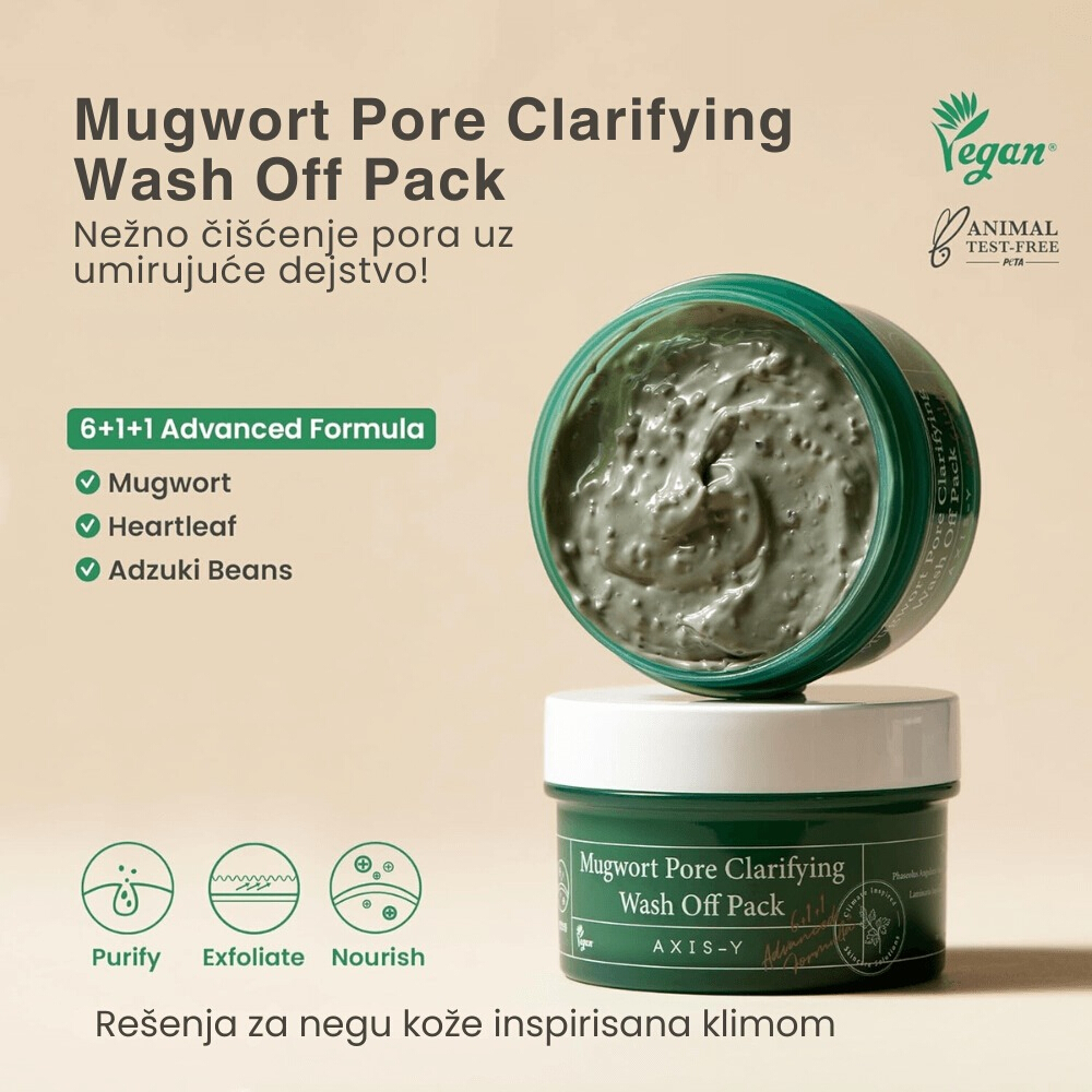 Mugwort Pore Clarifying Wash Off Pack 100ml
