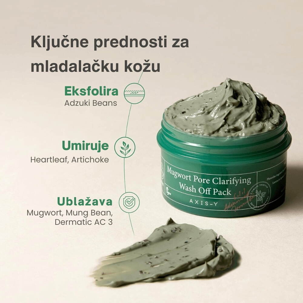 Mugwort Pore Clarifying Wash Off Pack 100ml