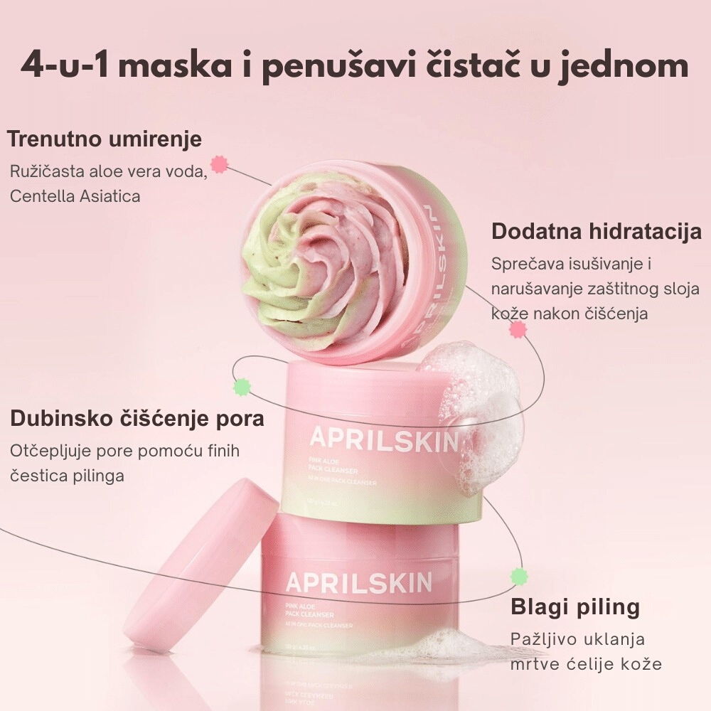 Pink Aloe Pack Cleanser 120g