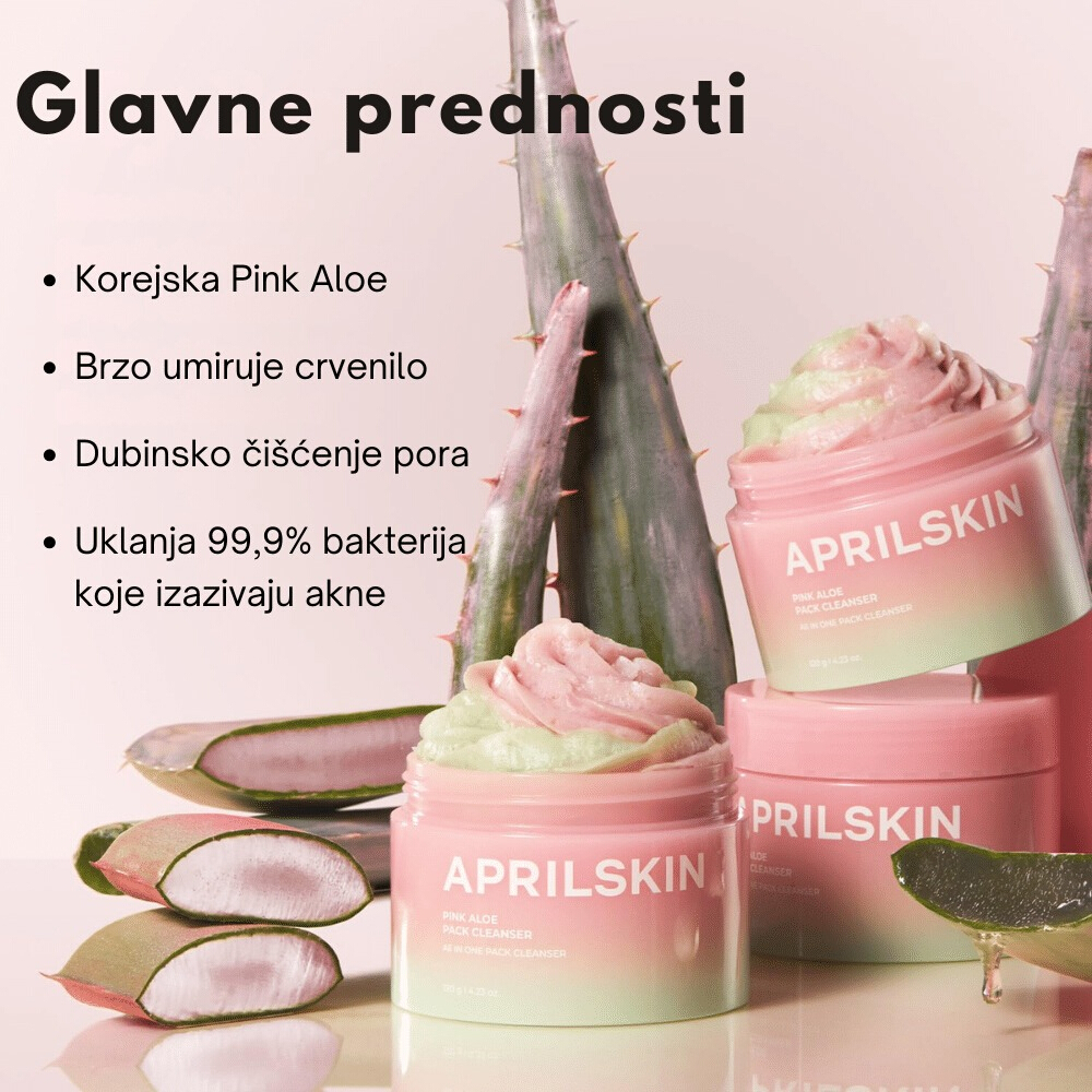 Pink Aloe Pack Cleanser 120g