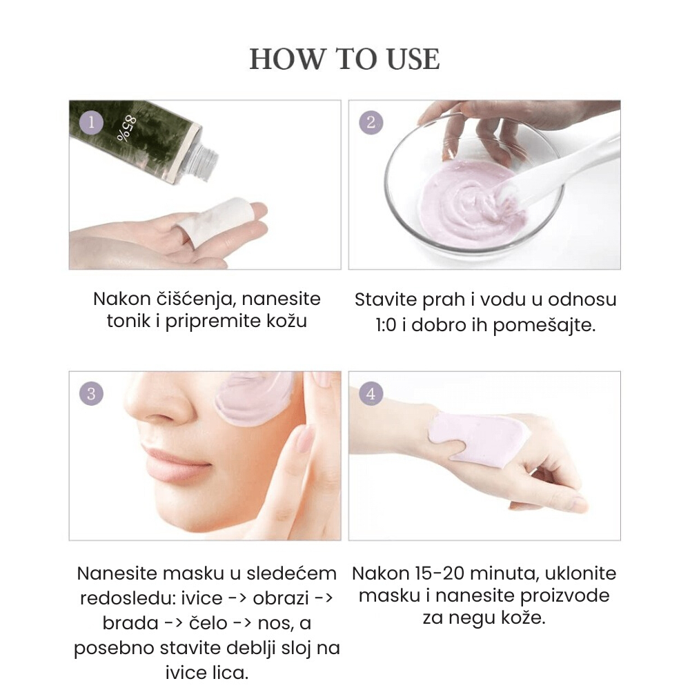 Premium Rosa Modeling Mask Set (25g*5EA)