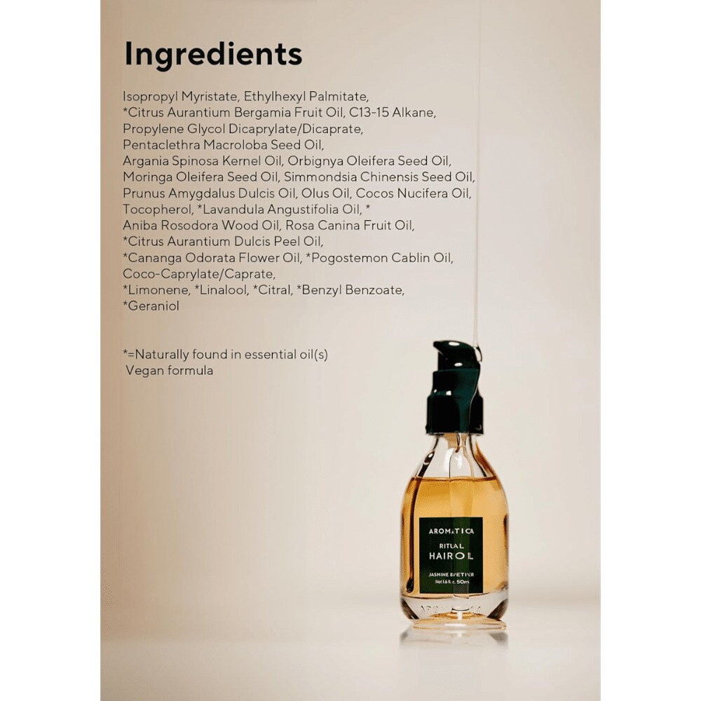 Ritual Hair Oil Jasmine & Vetiver 50ml