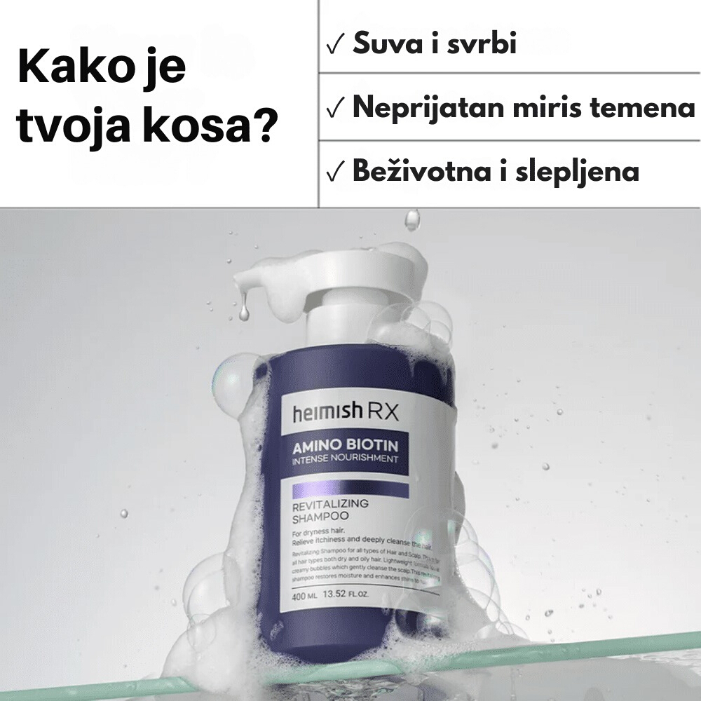 RX Amino Biotin Revitalizing Shampoo 400ml