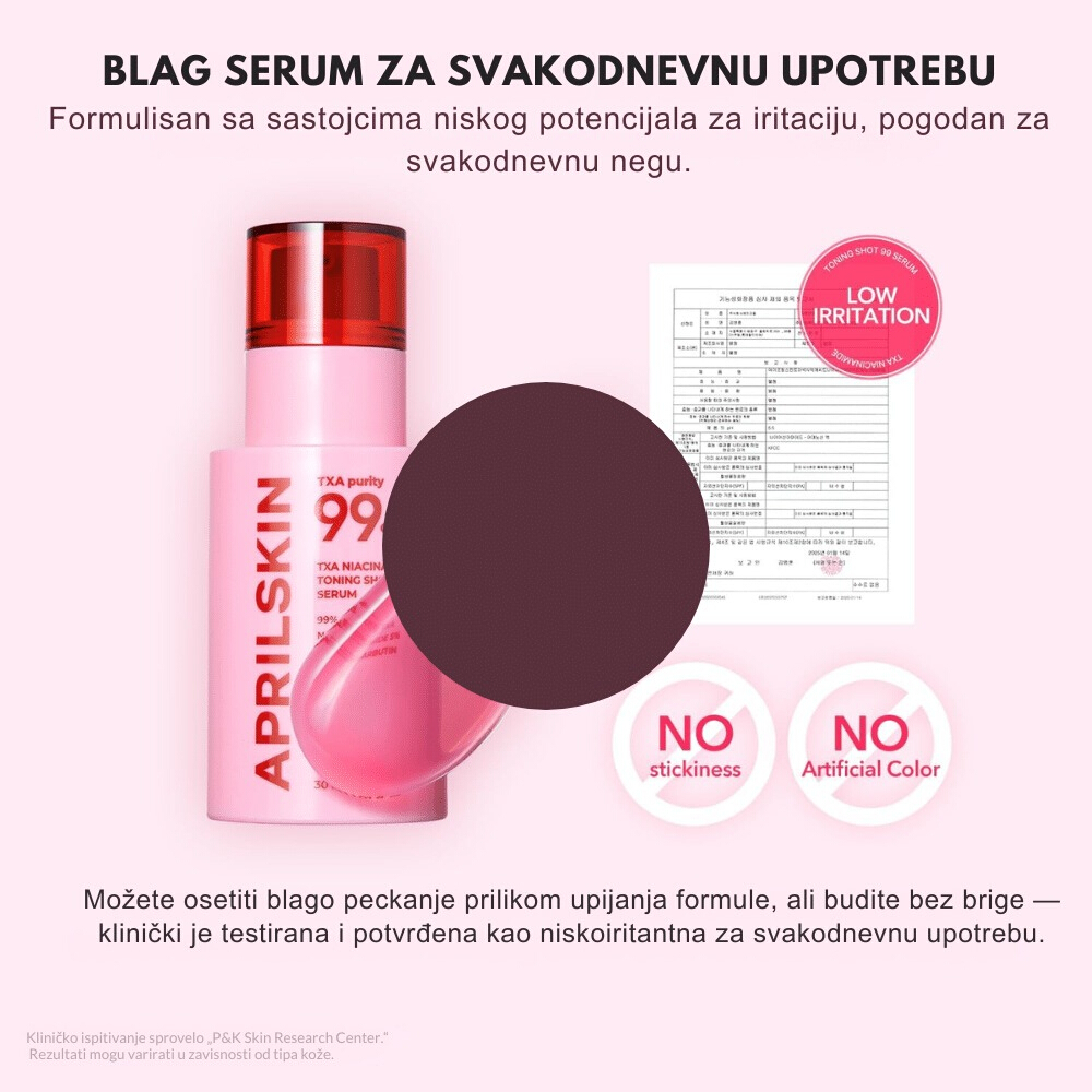 TXA Niacinamide Toning Shot 99 Serum 30ml