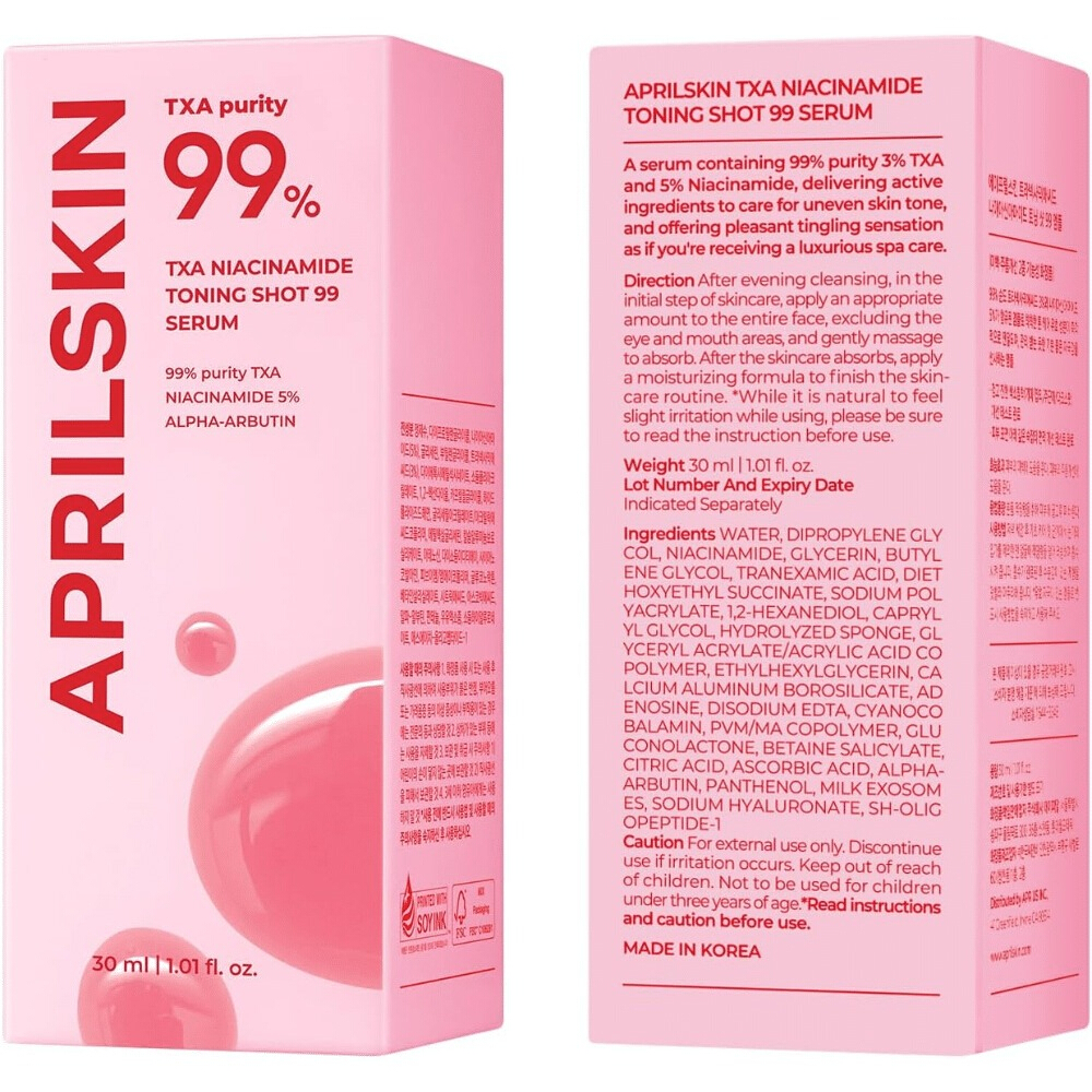 TXA Niacinamide Toning Shot 99 Serum 30ml
