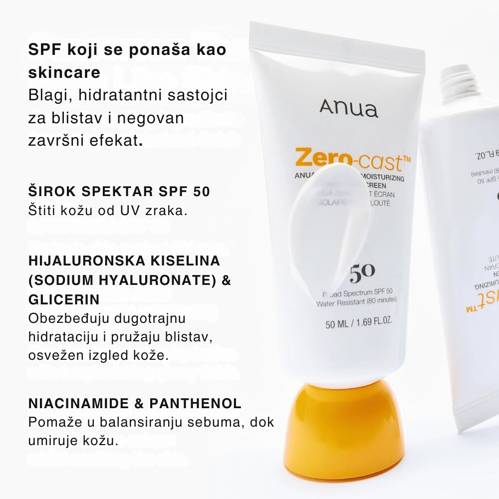 Zero-Cast Moisturizing Finish Sunscreen 50ml